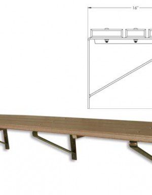 Wall Mounted Bench