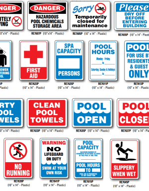 Pool Warning Signs